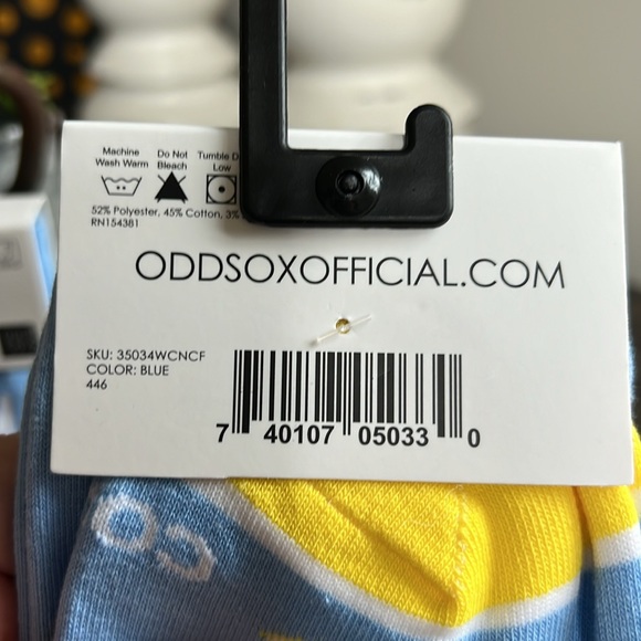 Cool Socks by Odd Sox, crew size W7-10; M6-8; NWT “Fresh out of F@cks” - Picture 3 of 5